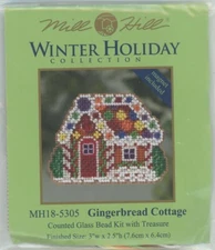Mill Hill Winter Holiday Gingerbread Cottage MH18-5305 Beading KIT New 2015