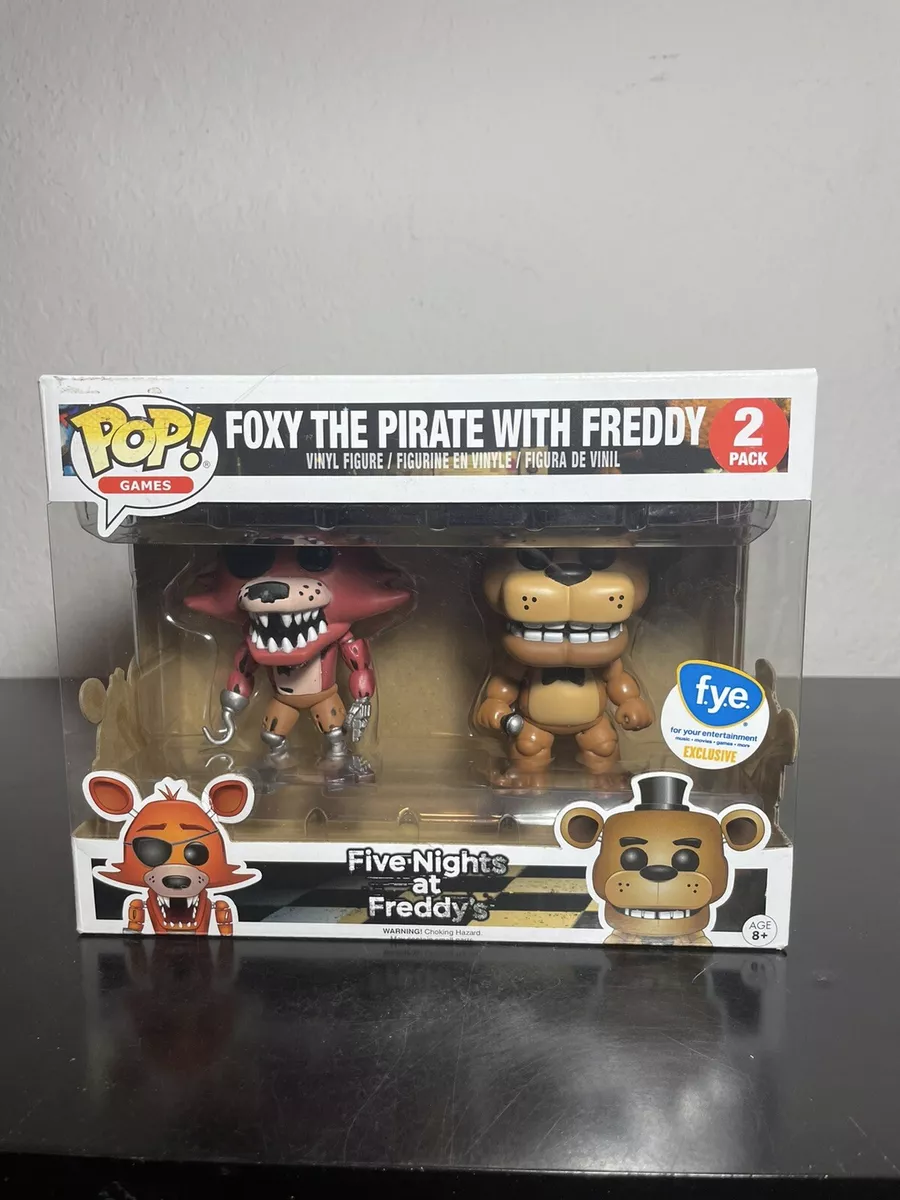 Funko Pop! Games Five Nights at Freddy's Foxy the Pirate with Freddy FYE  Exclusive 2 Pack - US