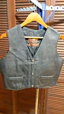 Ladies Biker Vest "Hot Leathers" Size Large