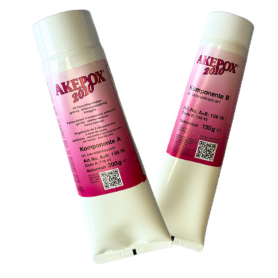 Akemi Akepox 2010 gelartiger 2K-Kontruktionskleber 450g Tube honiggelb 10616