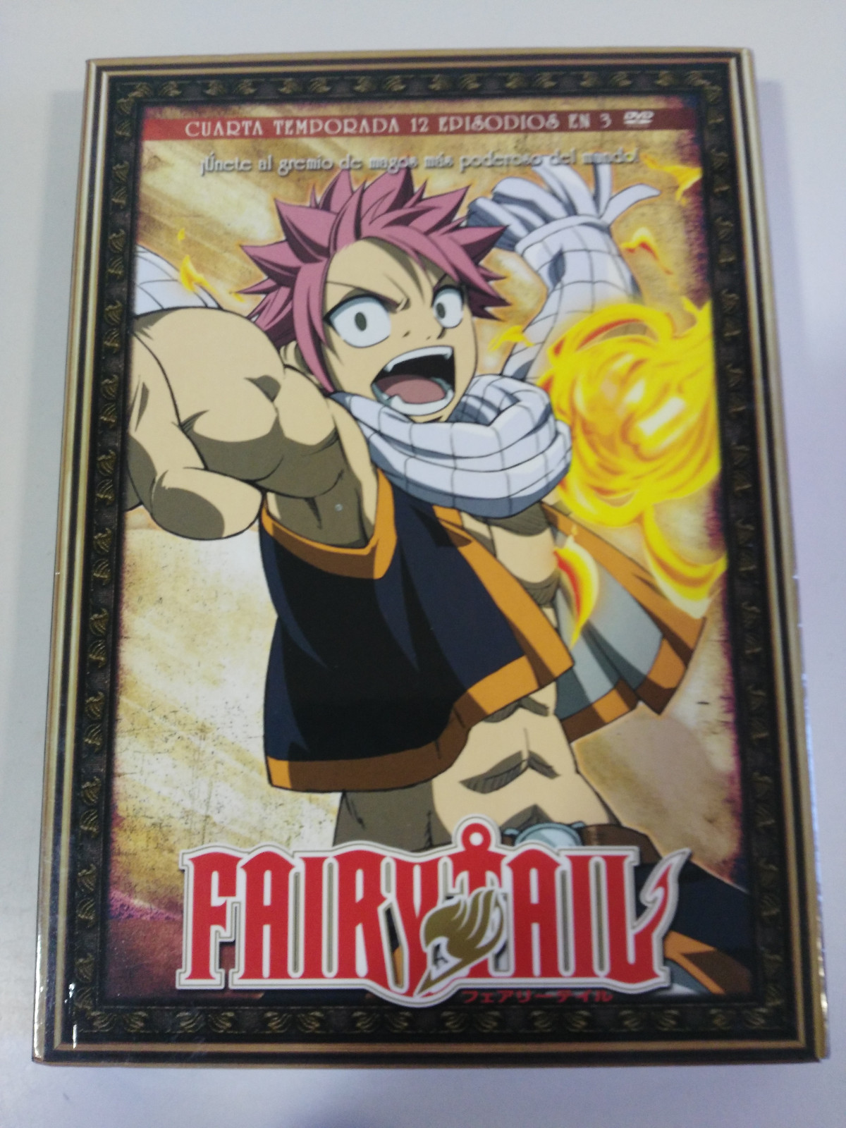 Fairy Tail Season 4 Complete 12 Episodes 3 X DVD Spanish Japanese 3T
