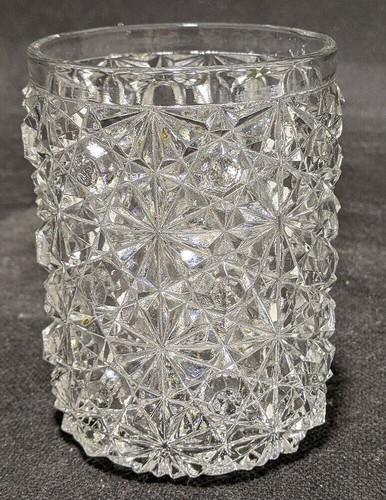 Vintage Pressed Glass Button & Bow Pattern Pickle Cruet Insert - Picture 2 of 5