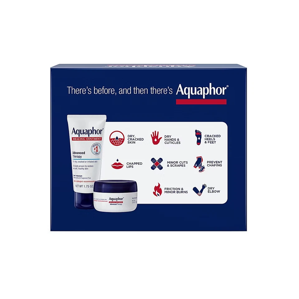 Pomada curativa Aquaphor, 2 paquetes/2,8 oz + 2 paquetes/1,75 oz. Foto 4 de 4