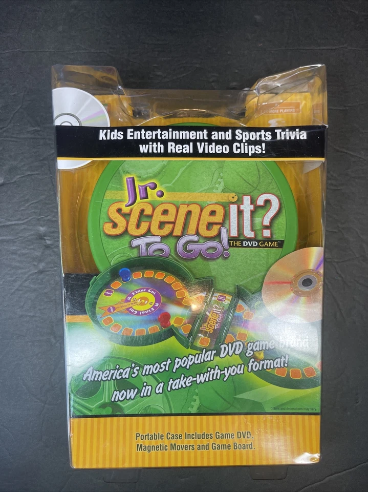Sealed Scene It Jr To Go DVD Board Movie Game Kids Entertainment Sports Trivia - Image 3 of 4