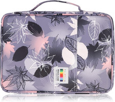 Colored Pencil Case 220 Slots Pen Holder,Waterproof Organizer Bag Portable