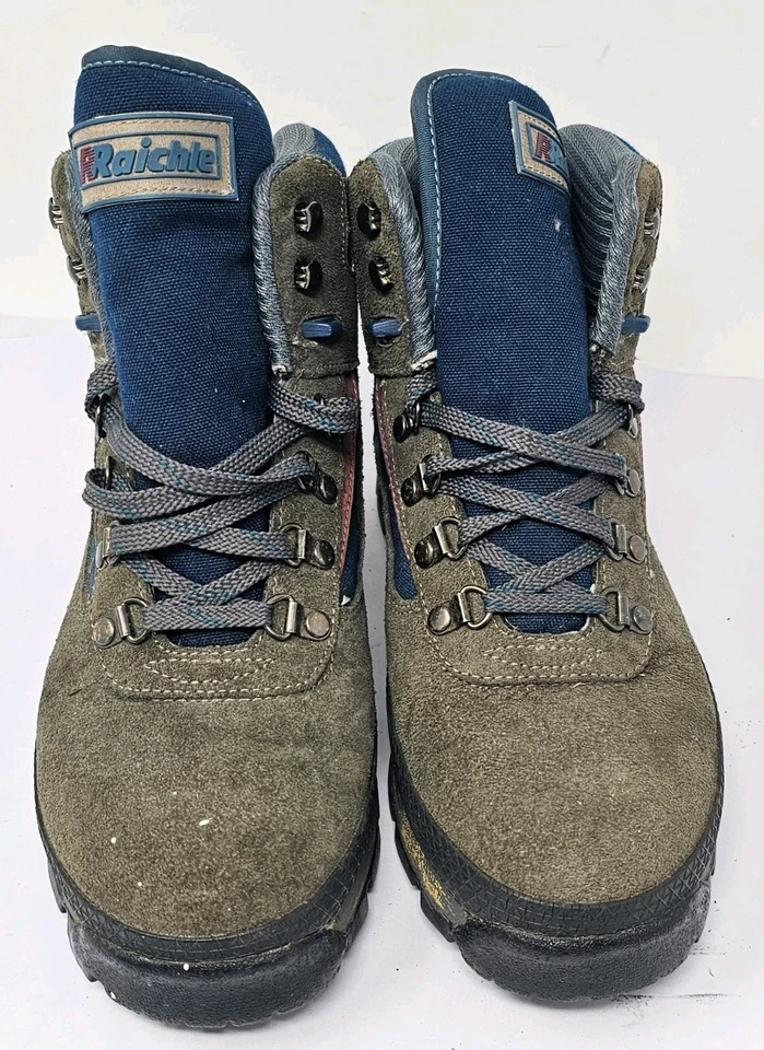 Botas de Senderismo Raichle para Mujer Talla 8 Cuero de Montañismo Con Cordones al Tobillo Exterior Foto 2 de 4