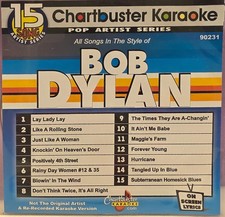 90231 BOB DYLAN  CHARTBUSTER KARAOKE CDG LOT FL GA