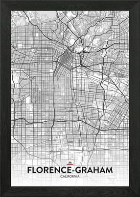 Florence Graham CA Framed Wall Art Poster Canvas Print Picture