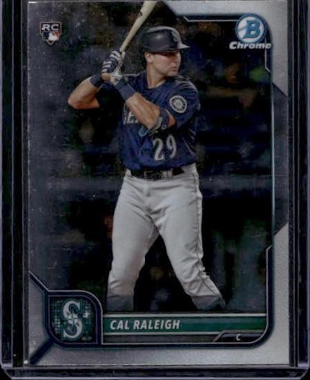 2022 Bowman Chrome #51 Cal Raleigh (A)