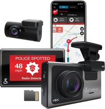Cobra Smart Dash Cam Rear SC 400D UHD 4K Resolution Alexa Built-In