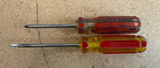 VTG Lot of 2 Stanley Made in USA Screwdrivers