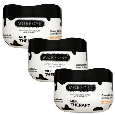 Morfose Reach Milk Therapy Creamy Milk 3 x 500 ml Haarmaske Set