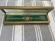 1924  Ladies Art Deco Emerald Bulova Watch ~M...
