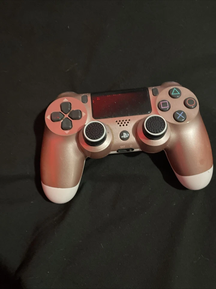 PS4 Slim 1TB Console. Comes with Controller and Cords and Four Disc Games. Used - Image 2 of 4