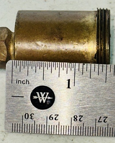 WD ALLEN MFG Co No. 0 Automatic T-Handle Brass Grease Cup Hit Miss Vintage Small - Afbeelding 15 van 16