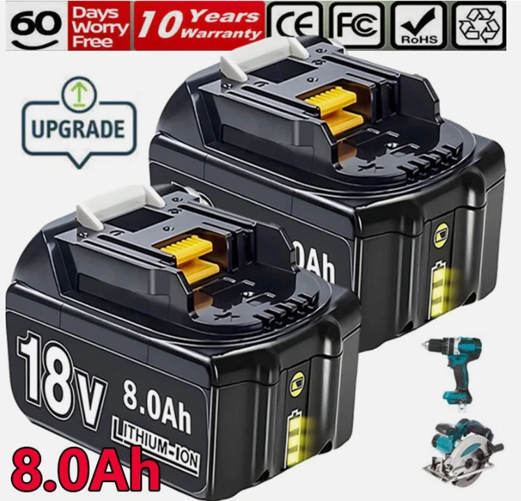 For MAKITA 18V 6.0/8.0AH LXT LITHIUM ION BL1860 BL1830 BL1850 BL1860B BATTERY