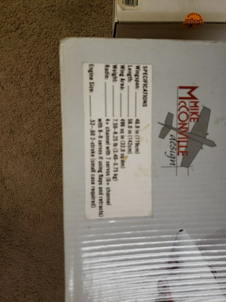 Hangar 9 -  Jackal 50 RC PLANE With Robart Retracts - ARF  63" WS - New!  - Image 3 of 4