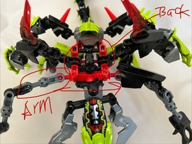 LEGO HERO Factory: Scorpio (2236) - Almost complete missing 2 pieces