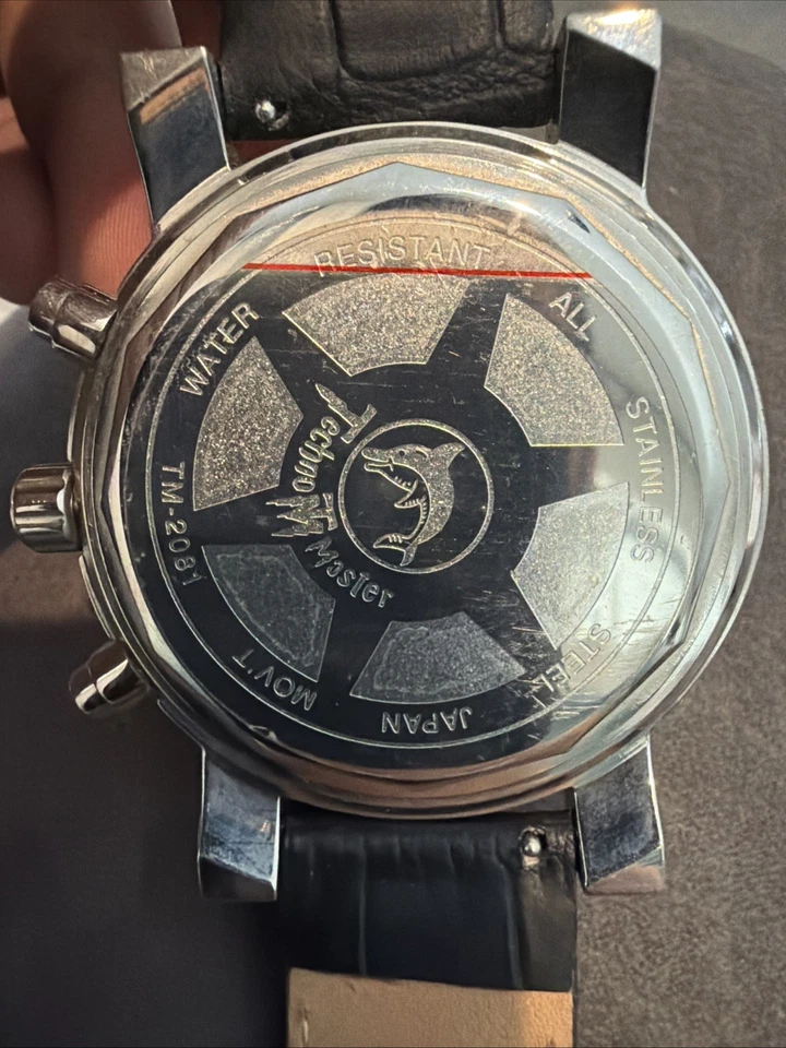 Juego de reloj cronógrafo Ice Techno Master para hombre 52 mm TM-2081 diamantes Foto 3 de 3