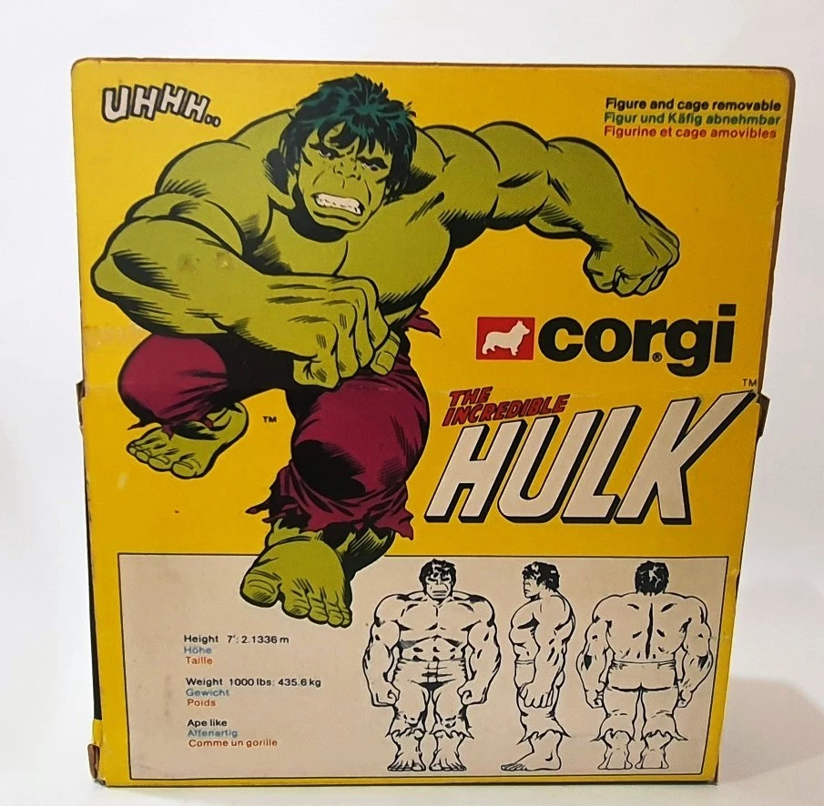 Original Corgi #264 The Incredible Hulk 1978 Made In Britain Boxed Complete - Image 4 of 4