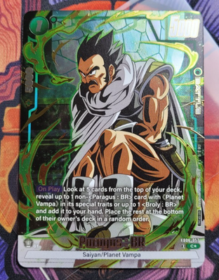 Paragus : BR FB06-057 Broly Gold Tournament Promo Dragon Ball Card