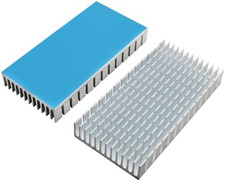 2Pcs Silver Color Heat Sink 80X40X11Mm Aluminum Heat Sink Radiator Cooler with T