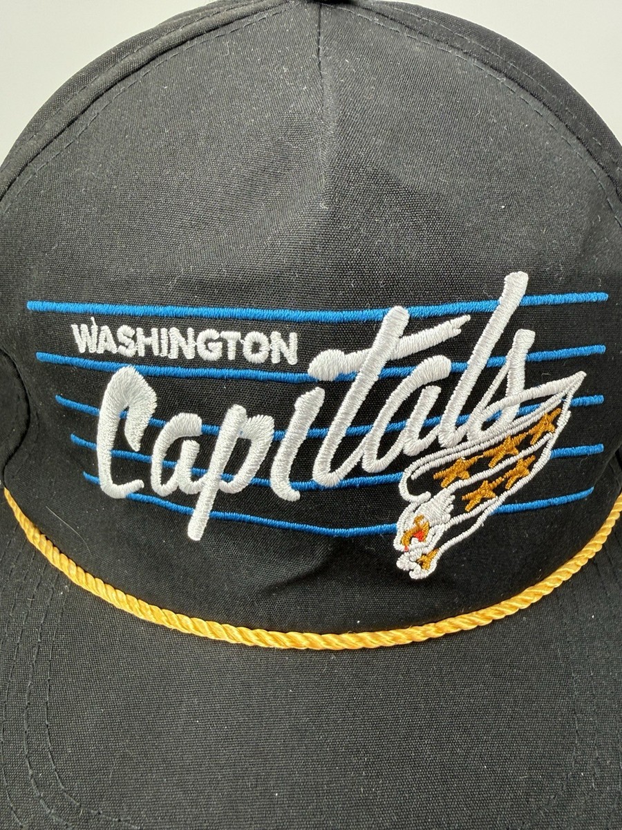 Vintage Washington Capitals Hat Cap Snap Back 90s Y2K NHL