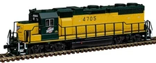 ATLAS N GAUGE MASTER DCC/SOUND GP-38 LOW NOSE C&NW #4705 PN 40005622