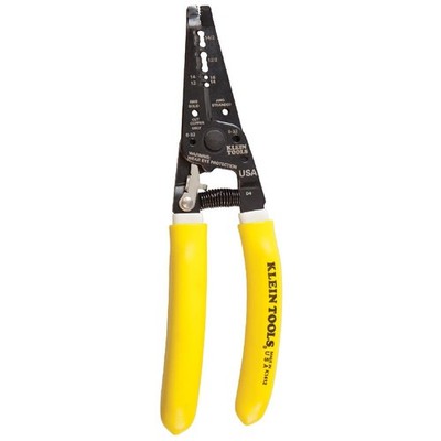 Klein Tools K1412 Wire Cutter / Stripper, Made in NM-B Cable, Yellow/White
