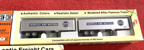Remolque de furgoneta seca Norfork & Western 40' escala Ho 3 CON-COR 0004-000140 | Zustand: New