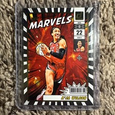 2025 Panini Donruss WNBA - Net Marvels A'ja Wilson Press Proof Gold #8