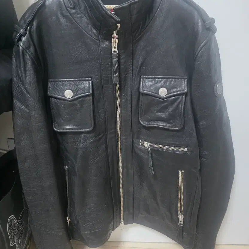 True Religion Leather Jacket - Size 100-105 thumbnail 4