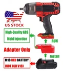 1x Adapter for Milwaukee M18 RED Battery To Power for Bauer 20V Platform Tools
