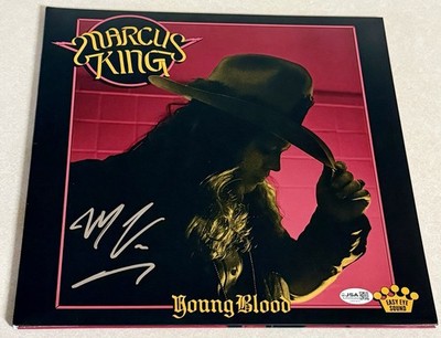 MARCUS KING Signed YOUNG BLOOD VINYL JSA CK91975 AUTHENTICATED HARD WORKING MAN