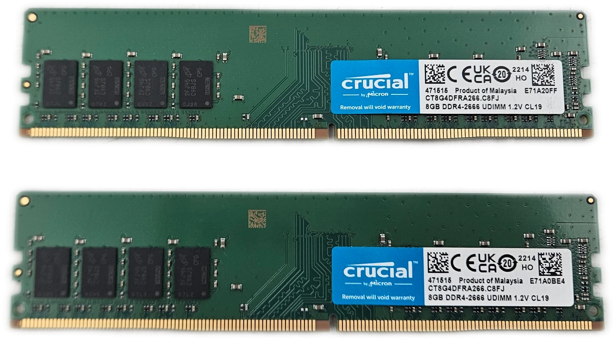 Crucial 8gb Sdram Udimm Crucial 8GB DDR4-2666 UDIMM Desktop Memory RAM