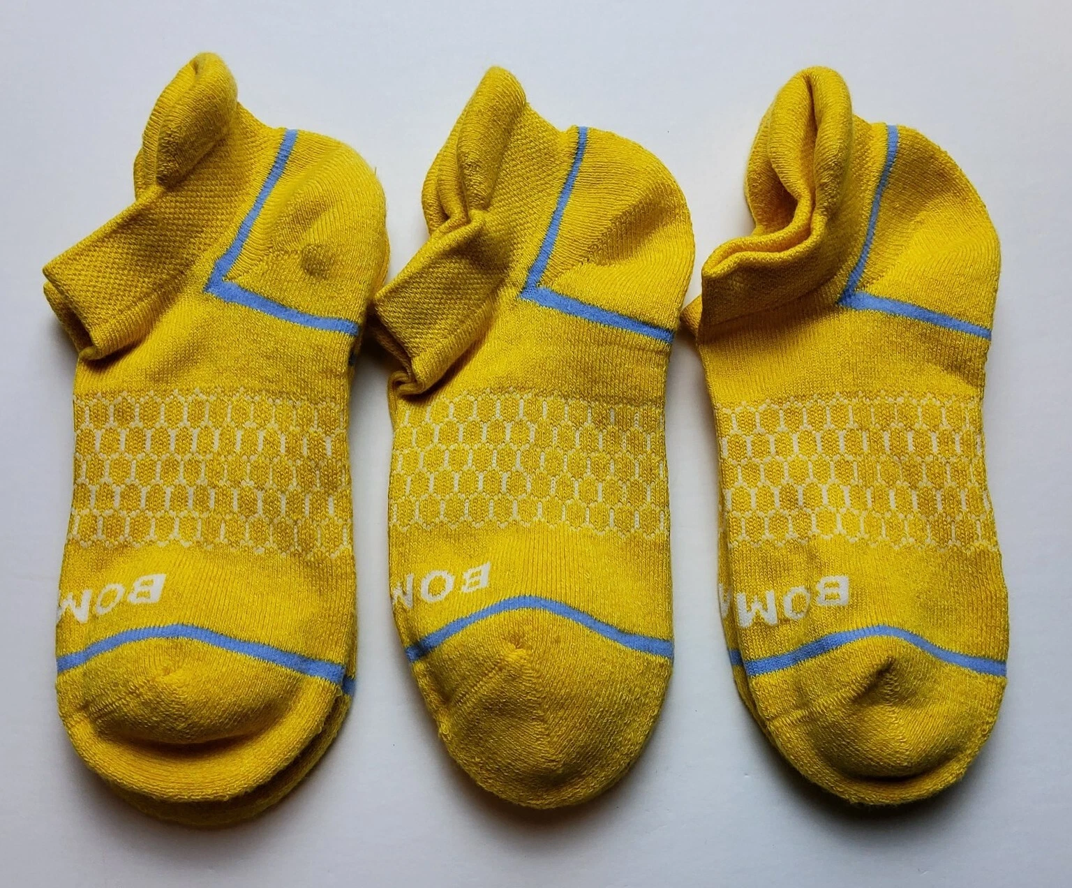 Bombas Solid Ankle Socks Lot Of 3 Size S