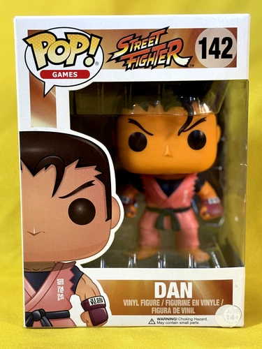 FUNKO POP! Games Street Fighter Dan 142 Vinyl Figure W/PROTECTOR! P54