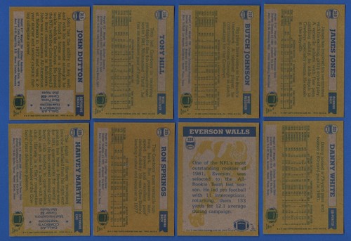 1982 TOPPS NFL FOOTBALL CARD 271-528 SEE LIST - Picture 71 of 409