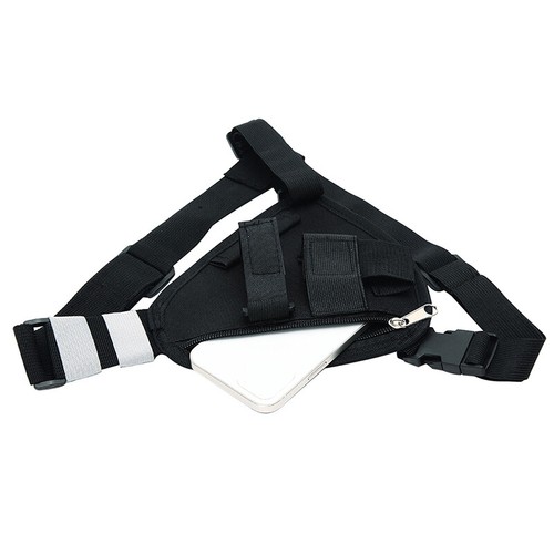 1PCS Radio Harness Bag Front Pack Pouch Holster Carry Case For Walkie Talkio - Zdjęcie 4 z 13