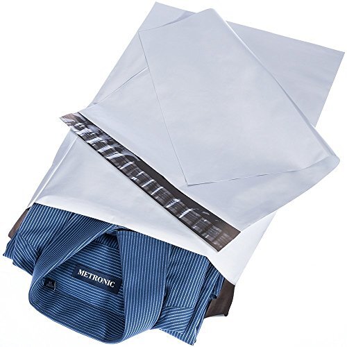 Buste Per Spedizioni 500 12X15.5 M5 WHITE POLY MAILERS SHIPPING ENVELOPES PLASTIC BAGS Buste Spedizione Grandi - Foto 4