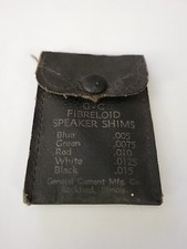 Vintage Fibreloid Speaker Shims