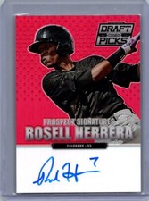 2013Panini Prizm Perennial Draft Pick63 Rosell Herrera Prospect Sign Red Prz/100