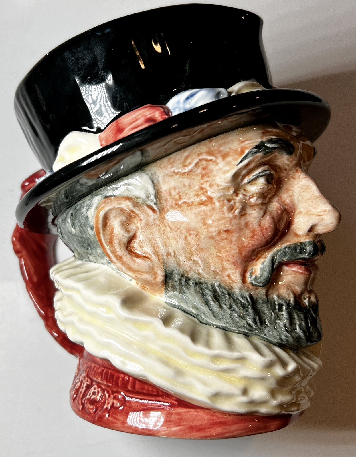 Vintage Royal Doulton “Beefeaters" Mug Planter 6.5”T Excellent Used Condition