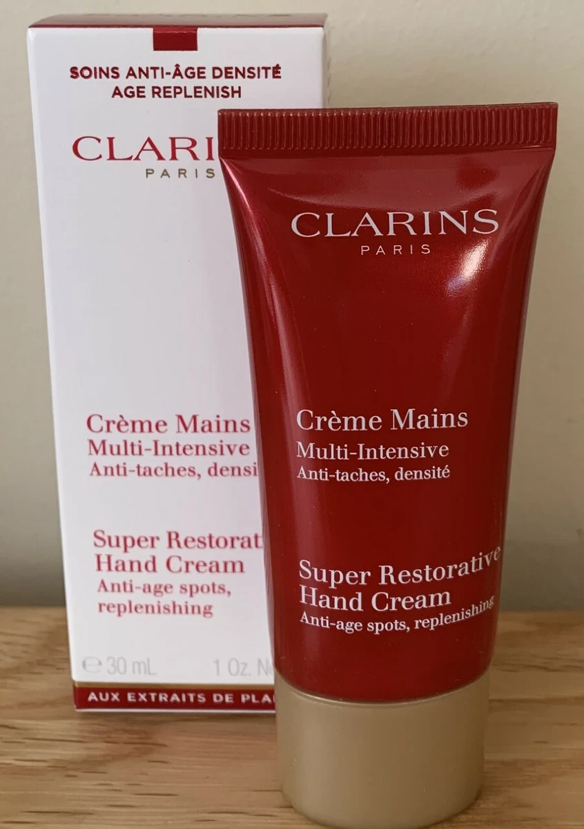 CLARINS Super Restorative Hand Cream anti age spots replenishing