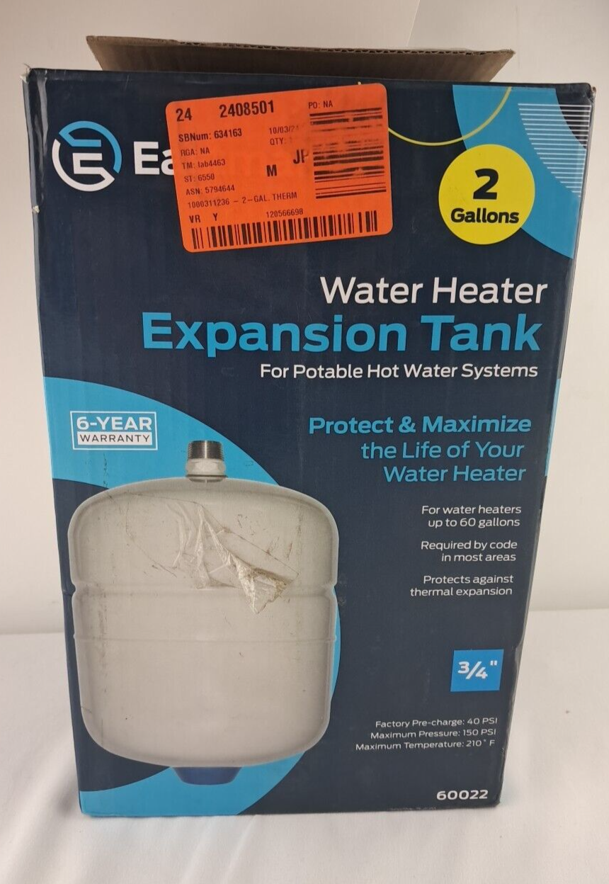 Eastman 60022 Water Heater Thermal Expansion Tank, 2 gallon
