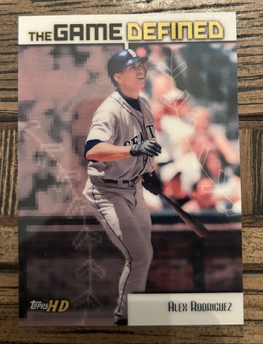 2000 Topps HD The Game Defined Alex Rodriguez Insert Card #GD9 - 第 1/2 張圖片