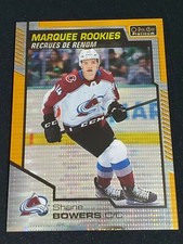 Shane Bowers 2020-21 O Pee Chee Platinum Seismic Gold Parallel #44/50 Avalanche
