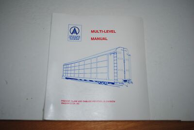 1987 A.A.R. Multi-Level Railcar Hauling Manual/Binder EXC