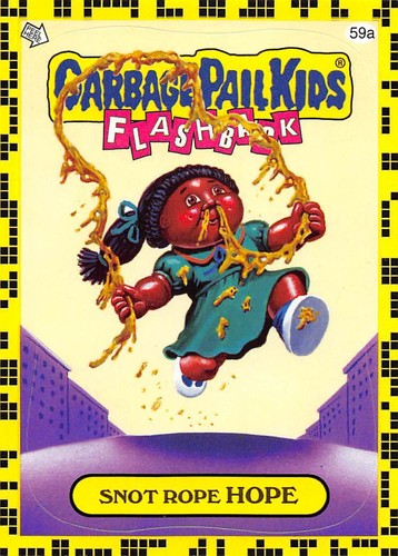 GARBAGE PAIL KIDS 2011 FLASHBACK SERIES 2 PICK-A-CARD YELLOW BASE STICKERS TOPPS - Picture 234 of 321