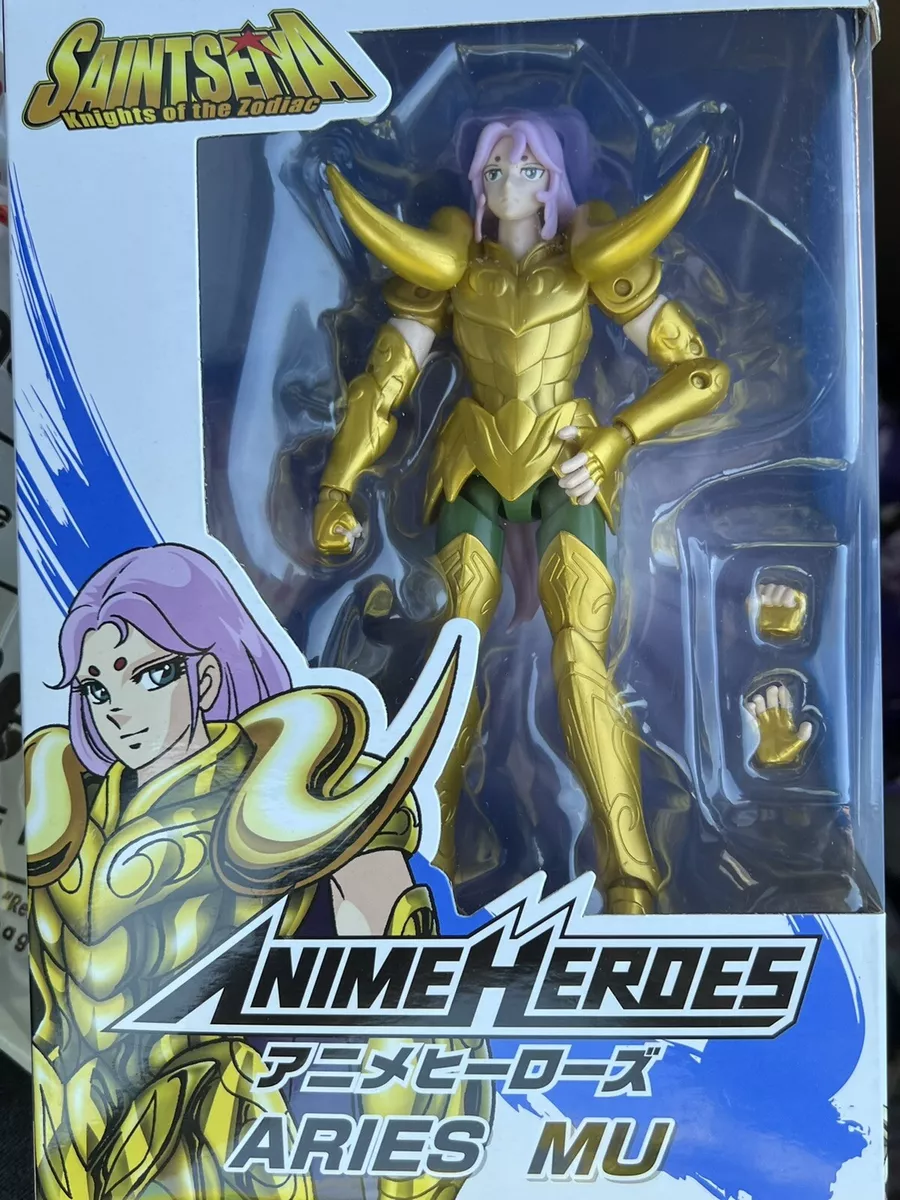 Bandai Knights of the Zodiac Aries Mu Anime Heroes 6.5-in Action Figure